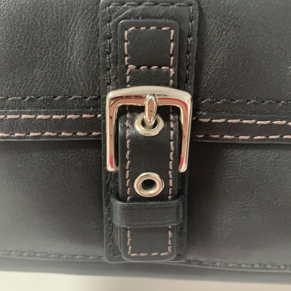 Coach Black Buckle Wristlet - Picture 5 of 7
